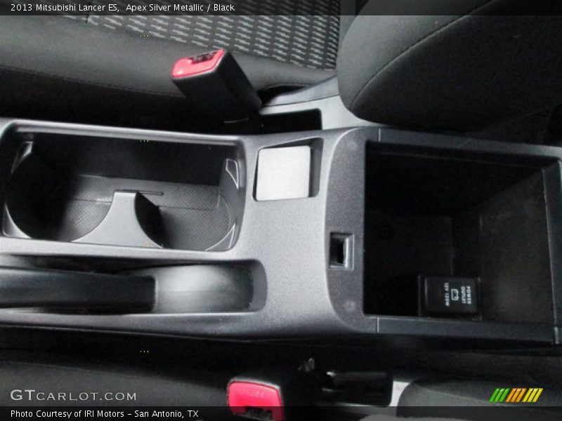 Apex Silver Metallic / Black 2013 Mitsubishi Lancer ES