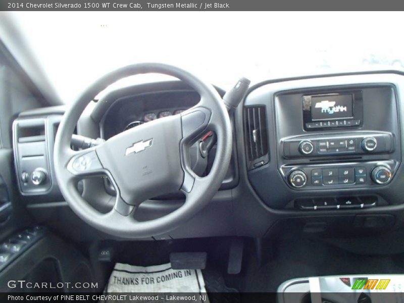 Tungsten Metallic / Jet Black 2014 Chevrolet Silverado 1500 WT Crew Cab