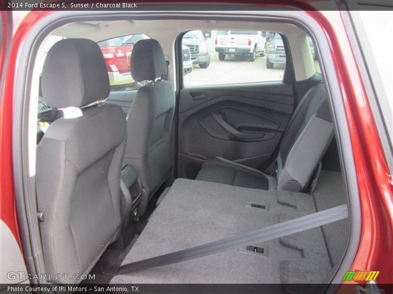 Sunset / Charcoal Black 2014 Ford Escape S