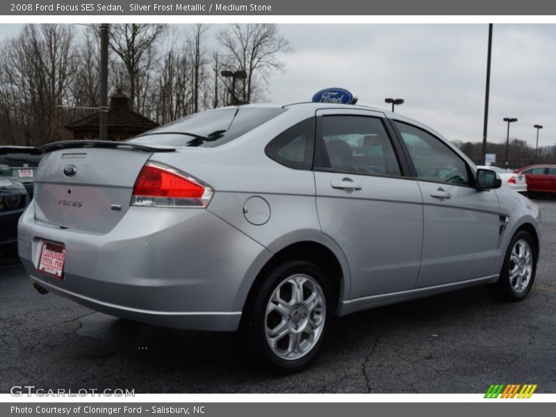 Silver Frost Metallic / Medium Stone 2008 Ford Focus SES Sedan