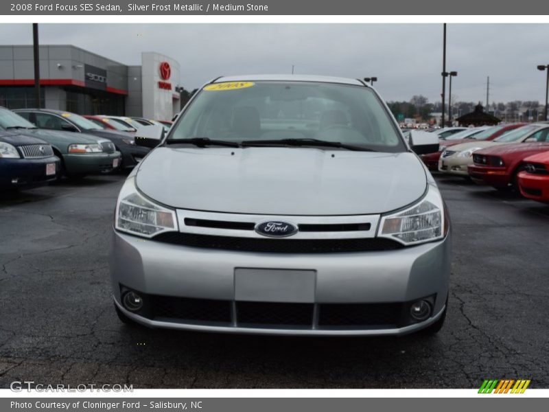 Silver Frost Metallic / Medium Stone 2008 Ford Focus SES Sedan