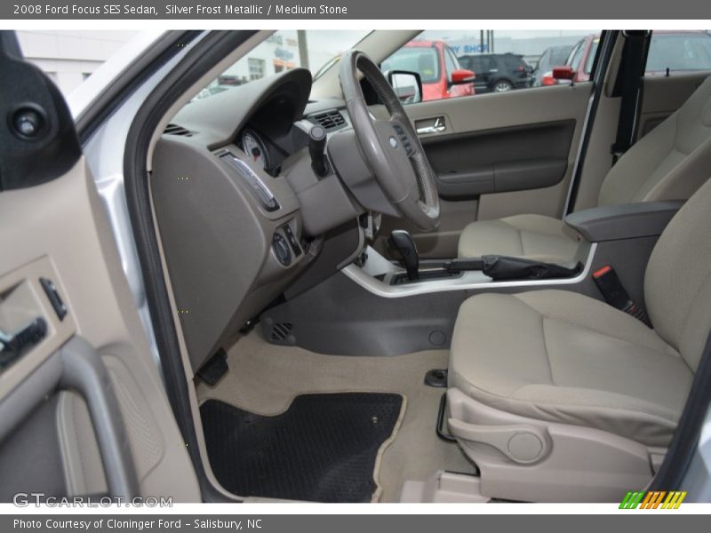 Silver Frost Metallic / Medium Stone 2008 Ford Focus SES Sedan