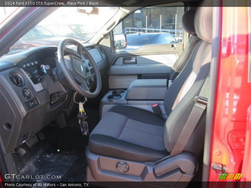 Race Red / Black 2014 Ford F150 STX SuperCrew