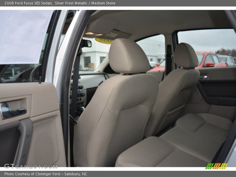 Silver Frost Metallic / Medium Stone 2008 Ford Focus SES Sedan