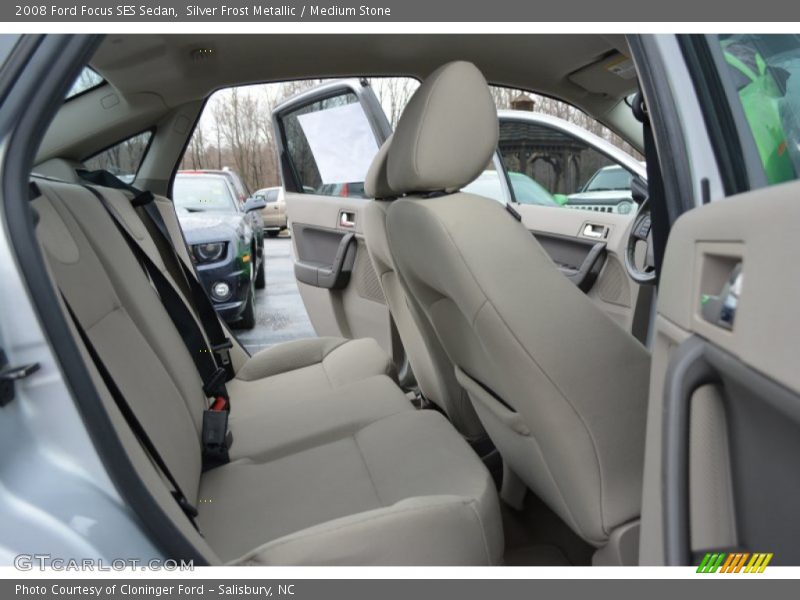 Silver Frost Metallic / Medium Stone 2008 Ford Focus SES Sedan