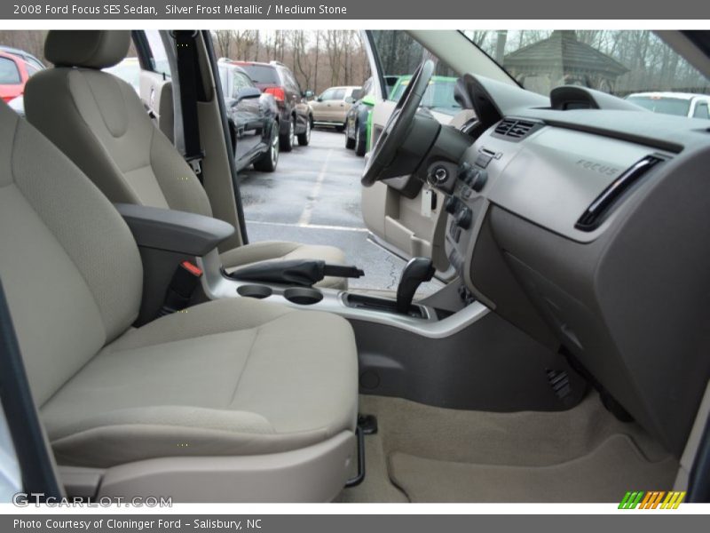 Silver Frost Metallic / Medium Stone 2008 Ford Focus SES Sedan