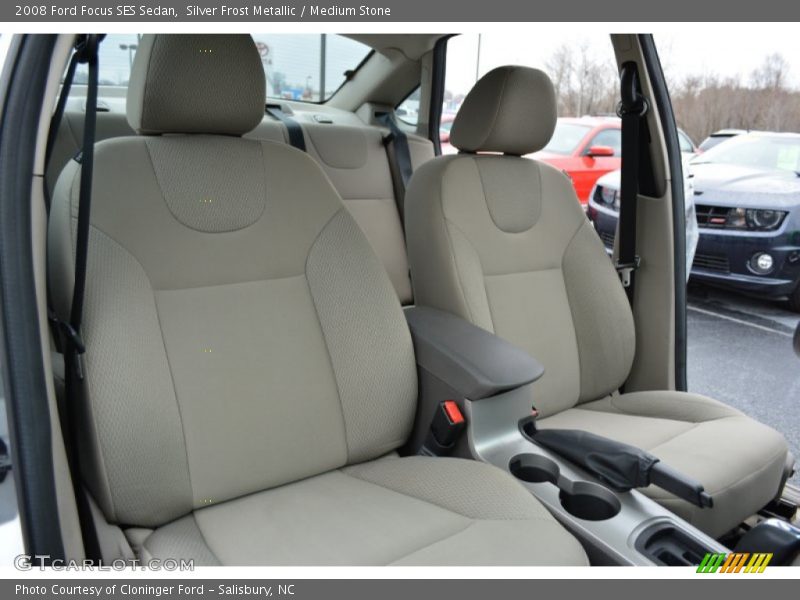 Silver Frost Metallic / Medium Stone 2008 Ford Focus SES Sedan