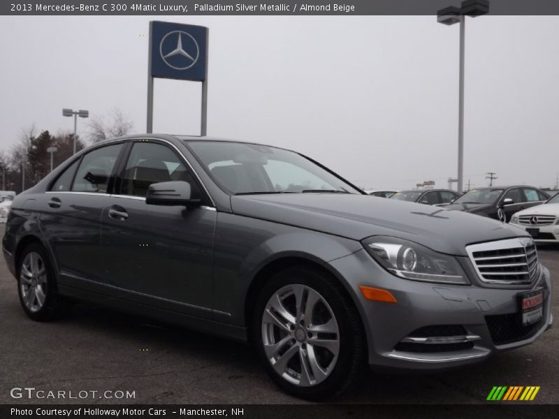 Palladium Silver Metallic / Almond Beige 2013 Mercedes-Benz C 300 4Matic Luxury