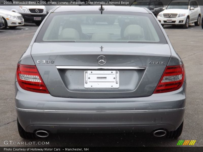 Palladium Silver Metallic / Almond Beige 2013 Mercedes-Benz C 300 4Matic Luxury