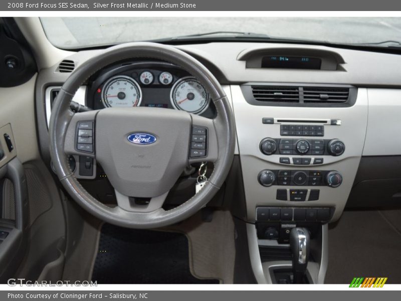 Silver Frost Metallic / Medium Stone 2008 Ford Focus SES Sedan