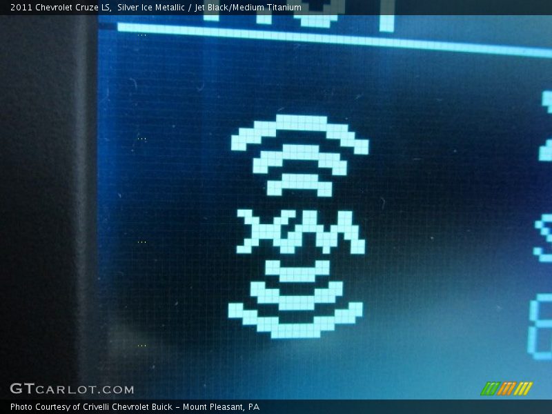 Silver Ice Metallic / Jet Black/Medium Titanium 2011 Chevrolet Cruze LS