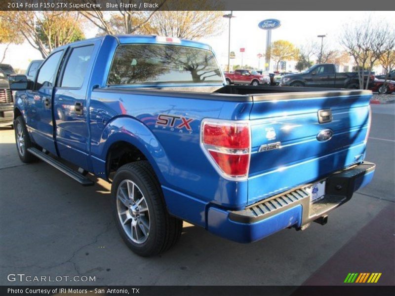 Blue Flame / Black 2014 Ford F150 STX SuperCrew