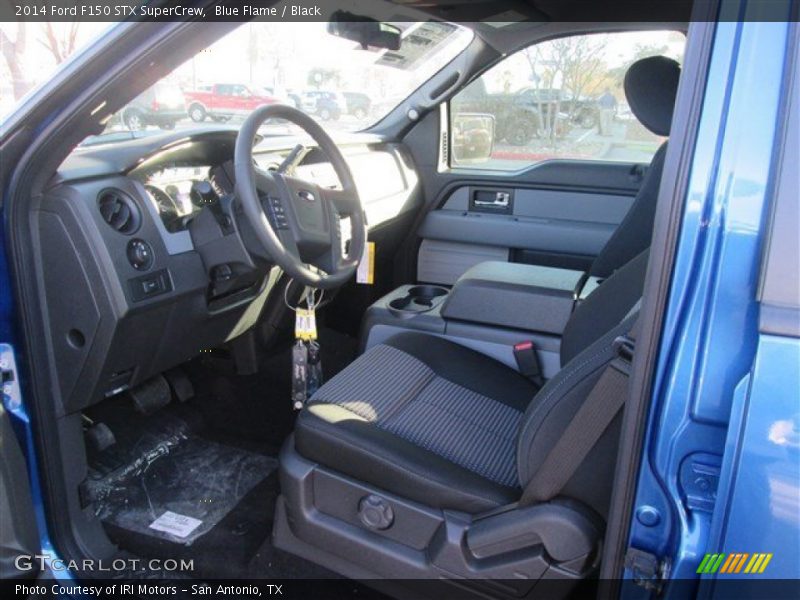 Blue Flame / Black 2014 Ford F150 STX SuperCrew
