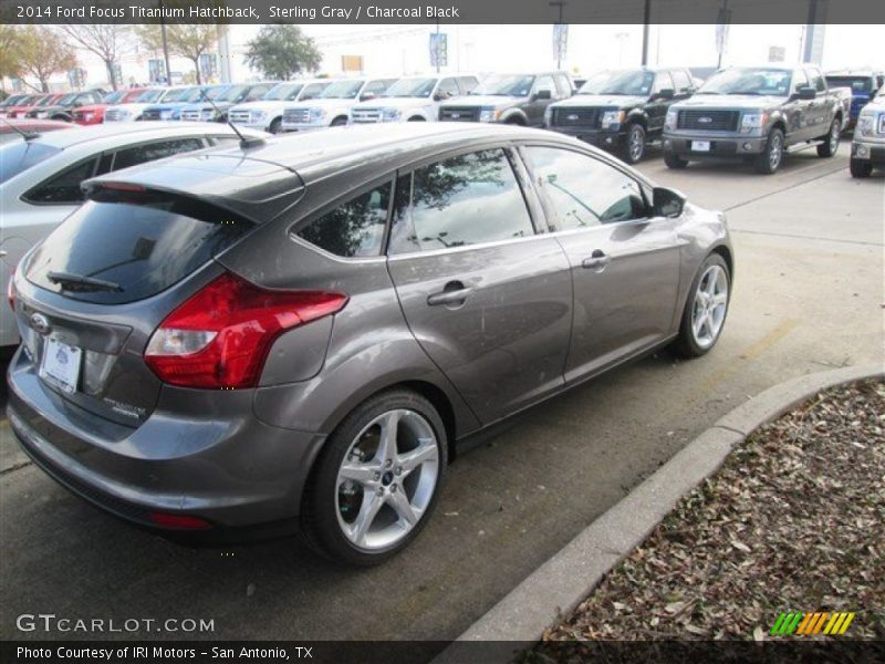Sterling Gray / Charcoal Black 2014 Ford Focus Titanium Hatchback