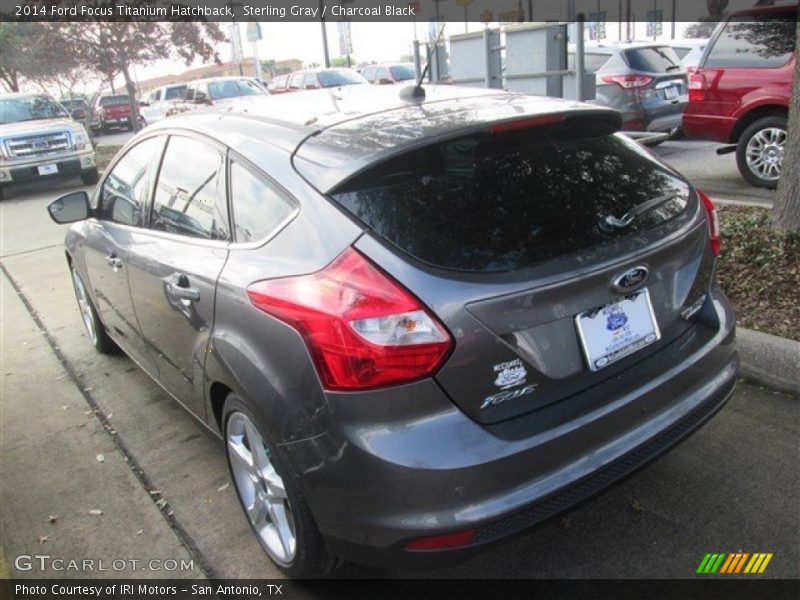 Sterling Gray / Charcoal Black 2014 Ford Focus Titanium Hatchback