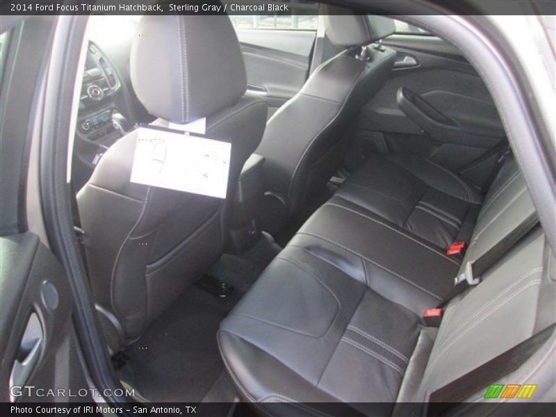 Sterling Gray / Charcoal Black 2014 Ford Focus Titanium Hatchback