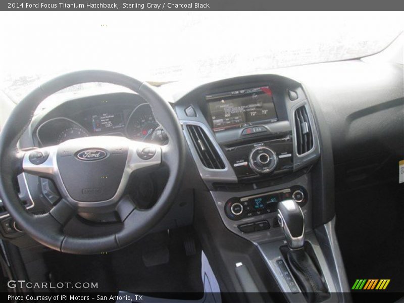 Sterling Gray / Charcoal Black 2014 Ford Focus Titanium Hatchback