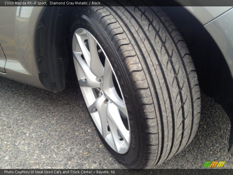 Diamond Gray Metallic / Black 2009 Mazda RX-8 Sport