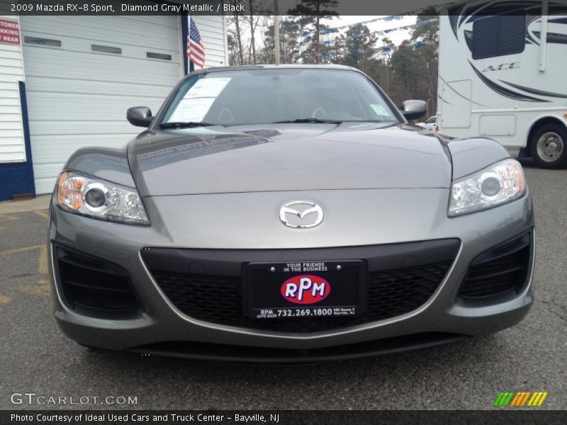 Diamond Gray Metallic / Black 2009 Mazda RX-8 Sport