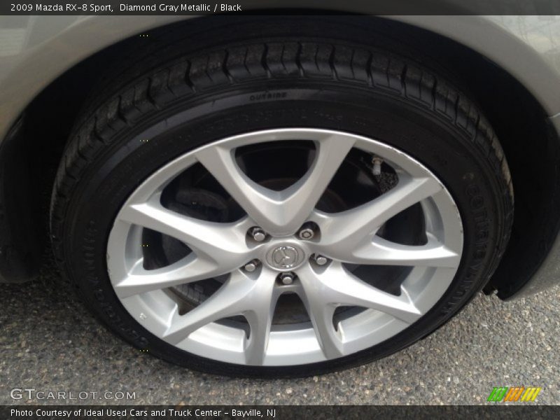 Diamond Gray Metallic / Black 2009 Mazda RX-8 Sport