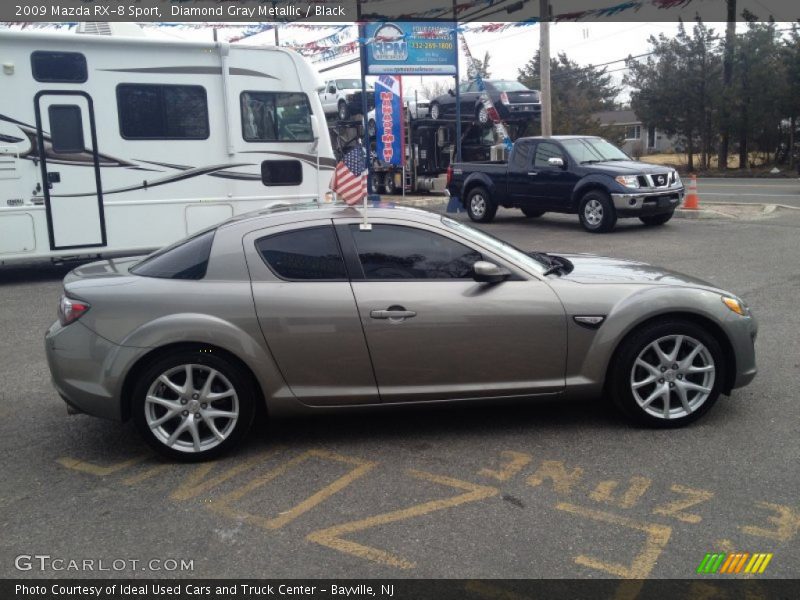 Diamond Gray Metallic / Black 2009 Mazda RX-8 Sport