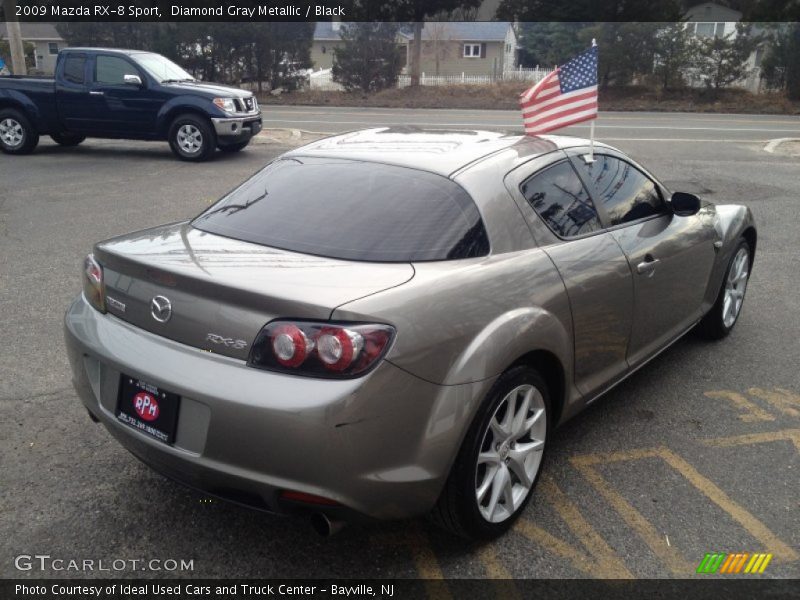 Diamond Gray Metallic / Black 2009 Mazda RX-8 Sport