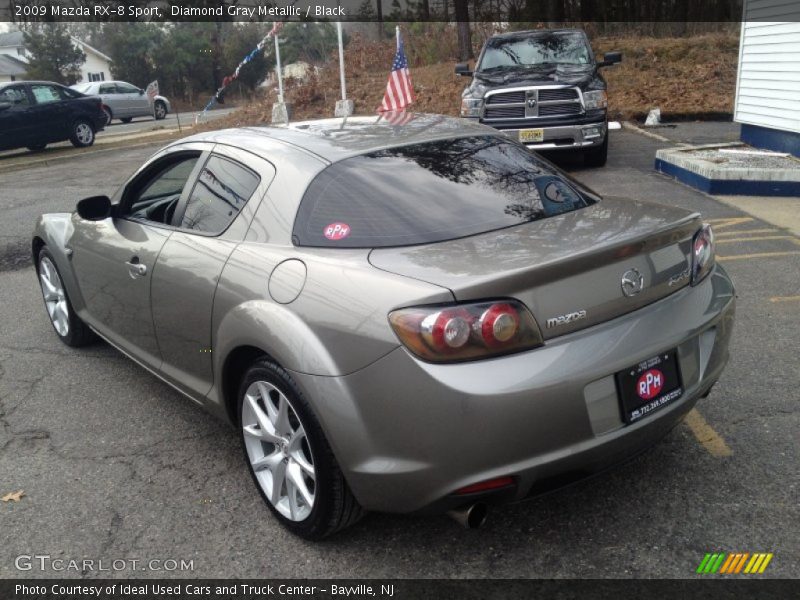 Diamond Gray Metallic / Black 2009 Mazda RX-8 Sport