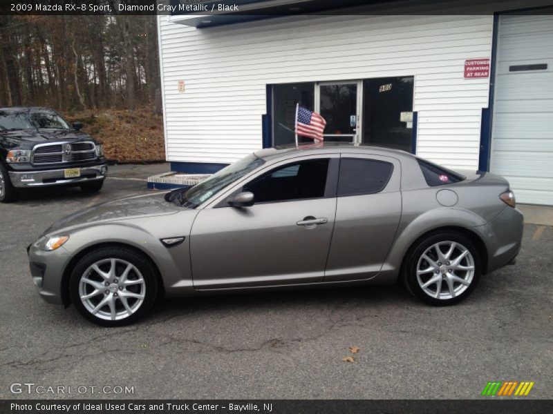 Diamond Gray Metallic / Black 2009 Mazda RX-8 Sport