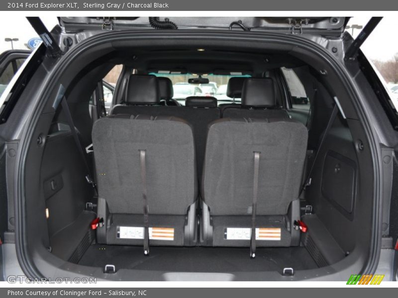 Sterling Gray / Charcoal Black 2014 Ford Explorer XLT