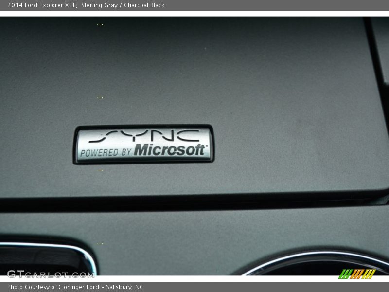Sterling Gray / Charcoal Black 2014 Ford Explorer XLT