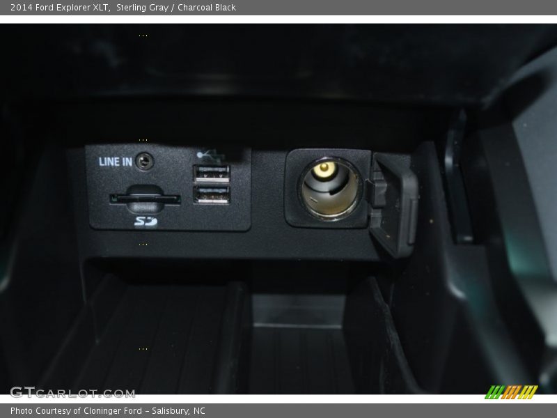 Sterling Gray / Charcoal Black 2014 Ford Explorer XLT