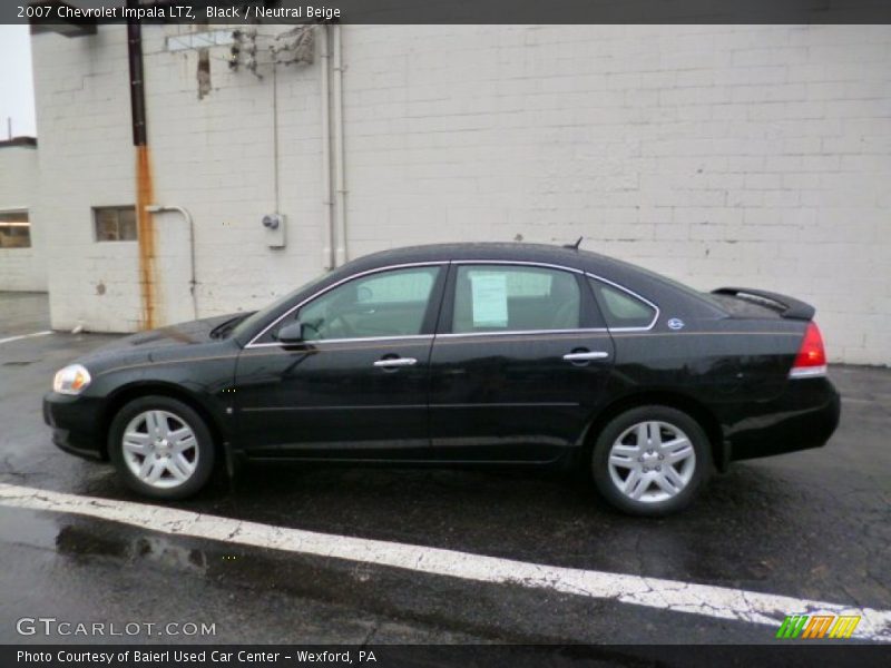 Black / Neutral Beige 2007 Chevrolet Impala LTZ