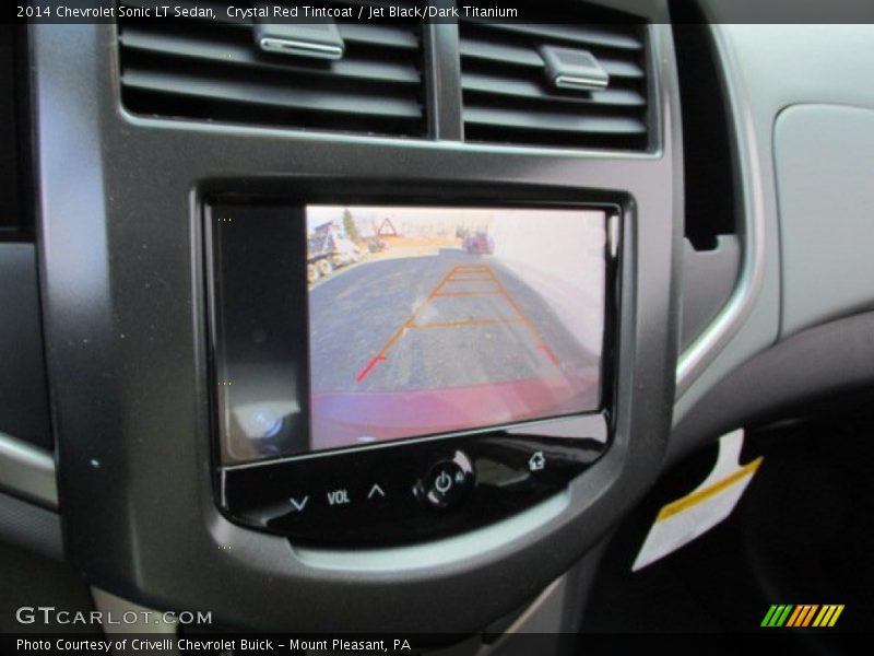 Crystal Red Tintcoat / Jet Black/Dark Titanium 2014 Chevrolet Sonic LT Sedan
