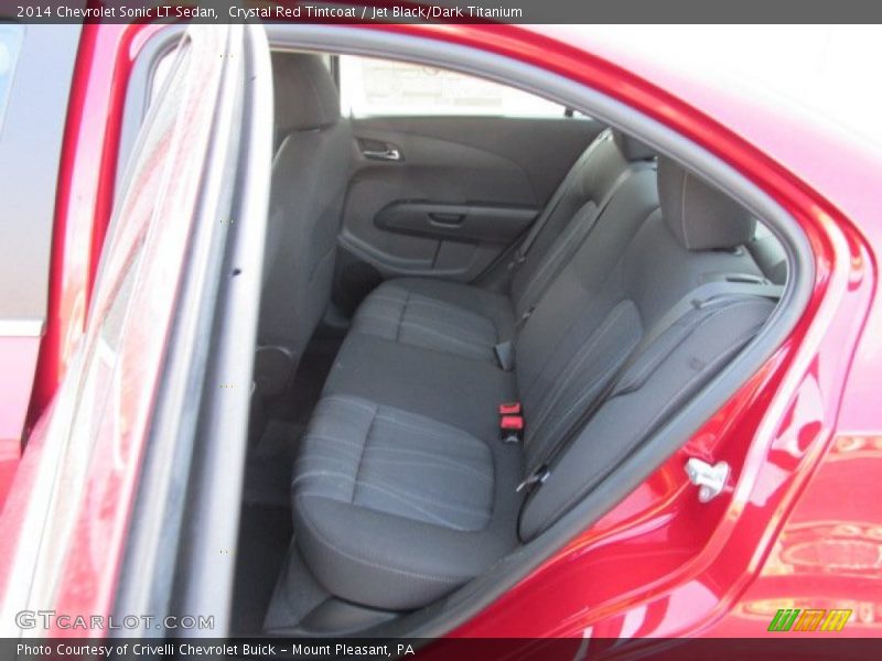 Crystal Red Tintcoat / Jet Black/Dark Titanium 2014 Chevrolet Sonic LT Sedan
