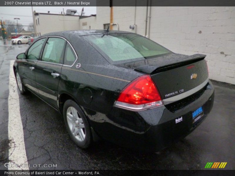 Black / Neutral Beige 2007 Chevrolet Impala LTZ