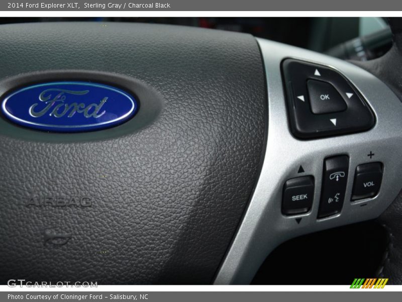 Sterling Gray / Charcoal Black 2014 Ford Explorer XLT