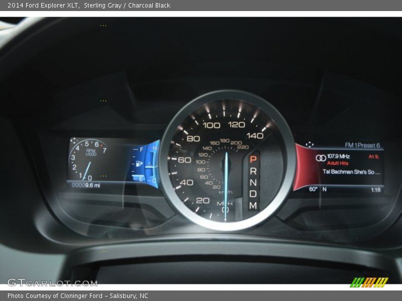 Sterling Gray / Charcoal Black 2014 Ford Explorer XLT