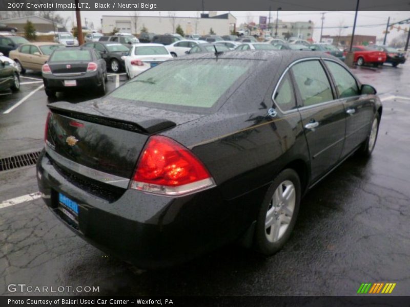 Black / Neutral Beige 2007 Chevrolet Impala LTZ