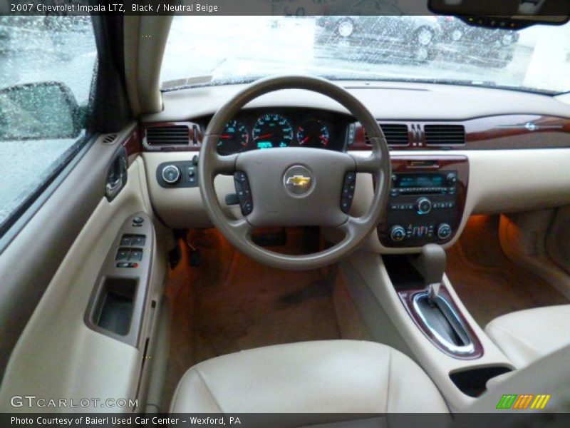 Black / Neutral Beige 2007 Chevrolet Impala LTZ