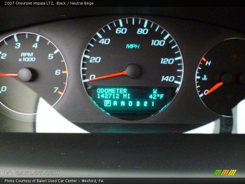 Black / Neutral Beige 2007 Chevrolet Impala LTZ