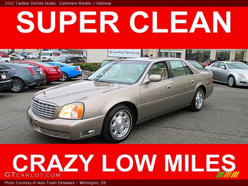 Cashmere Metallic / Oatmeal 2002 Cadillac DeVille Sedan