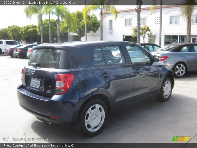 Nautica Blue Mica / Charcoal Gray 2009 Scion xD