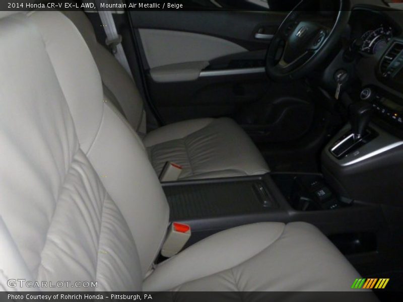 Mountain Air Metallic / Beige 2014 Honda CR-V EX-L AWD