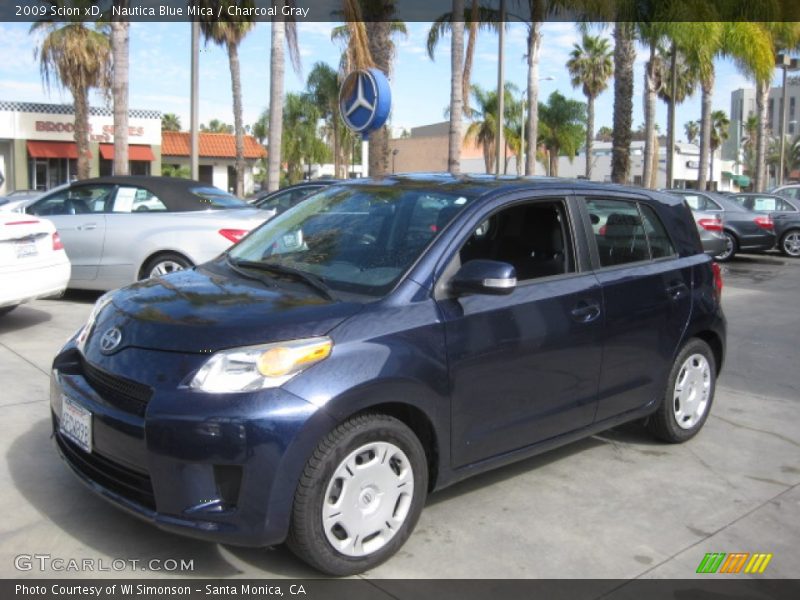 Nautica Blue Mica / Charcoal Gray 2009 Scion xD