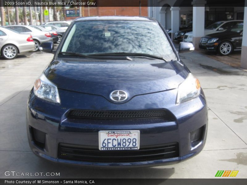 Nautica Blue Mica / Charcoal Gray 2009 Scion xD