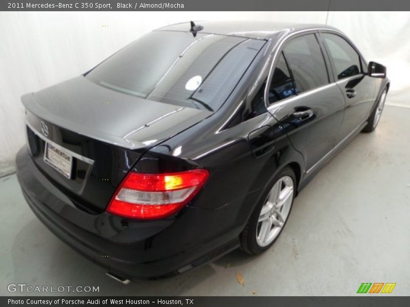 Black / Almond/Mocha 2011 Mercedes-Benz C 350 Sport