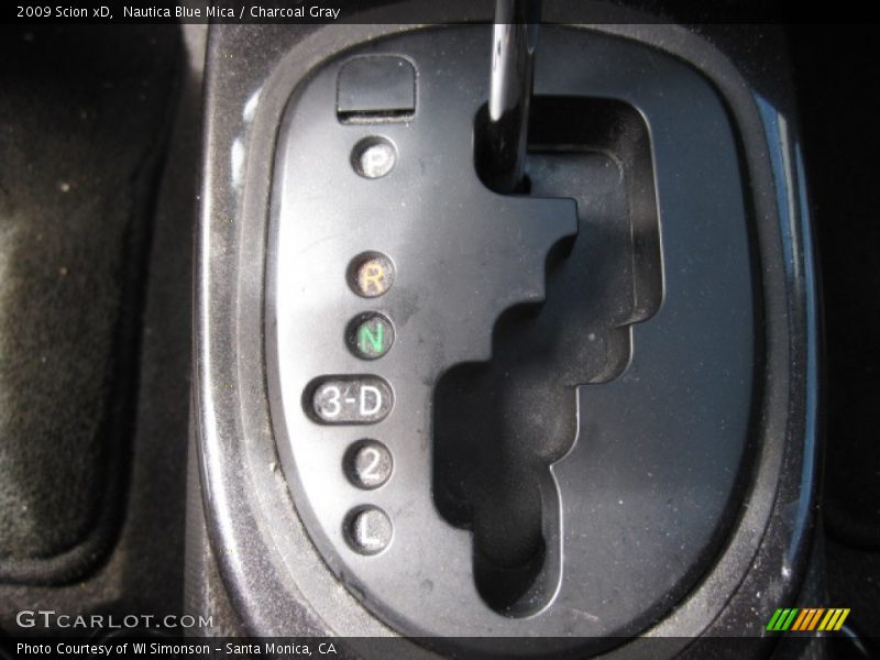 Nautica Blue Mica / Charcoal Gray 2009 Scion xD