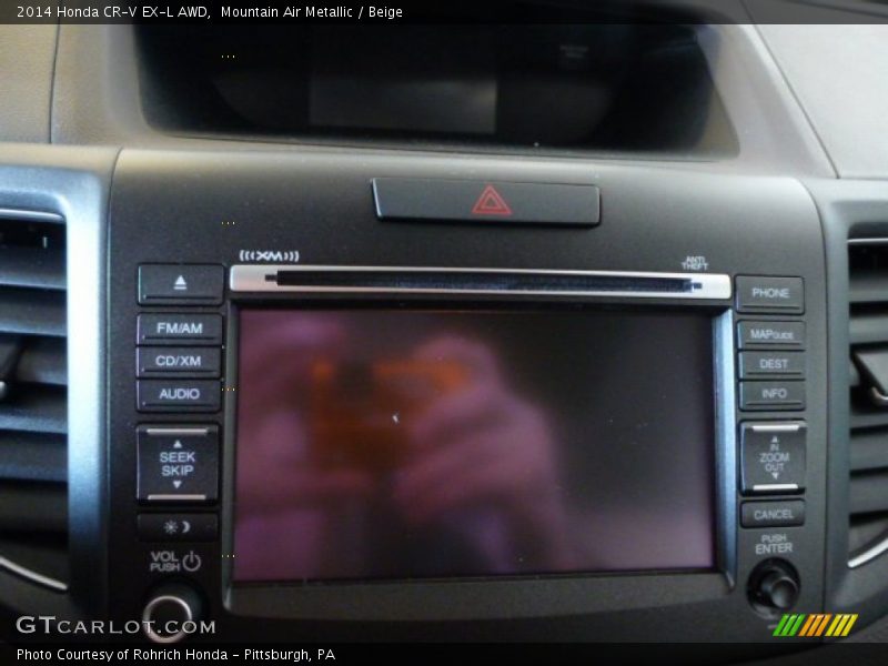 Mountain Air Metallic / Beige 2014 Honda CR-V EX-L AWD