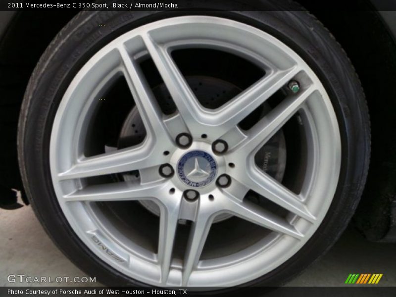 Black / Almond/Mocha 2011 Mercedes-Benz C 350 Sport