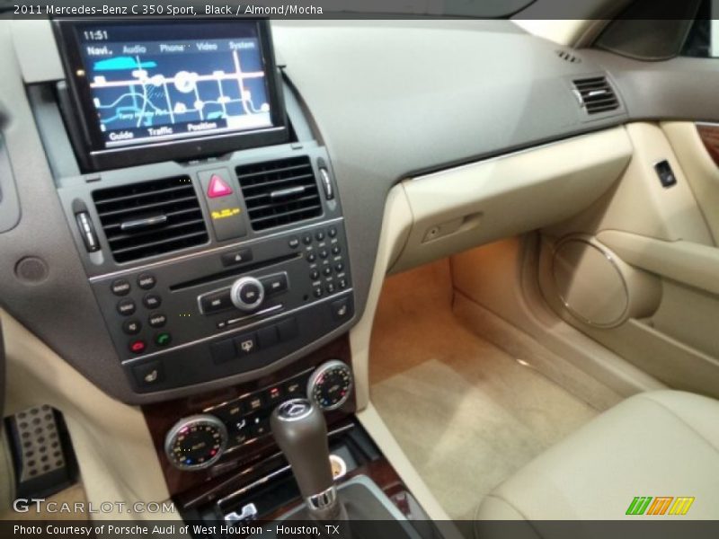 Black / Almond/Mocha 2011 Mercedes-Benz C 350 Sport